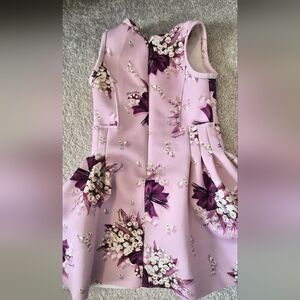 MonnaLisa Lilac Floral Kids Dress